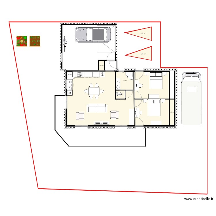 projet maison 5. Plan de 0 pièce et 0 m2