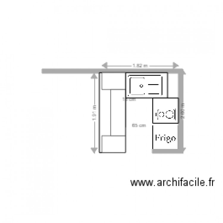 cuisine araucarria 1 . Plan de 0 pièce et 0 m2