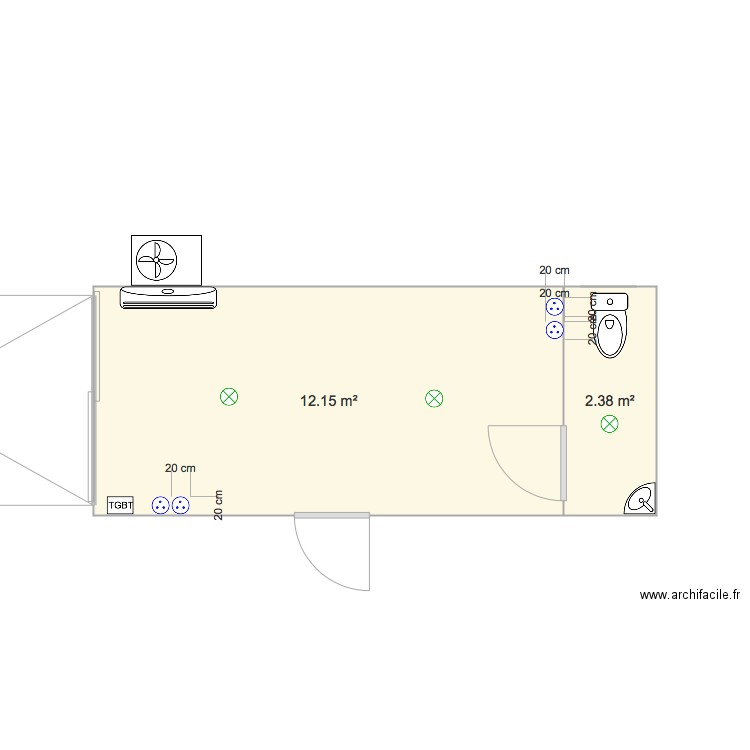 borderieu. Plan de 0 pièce et 0 m2