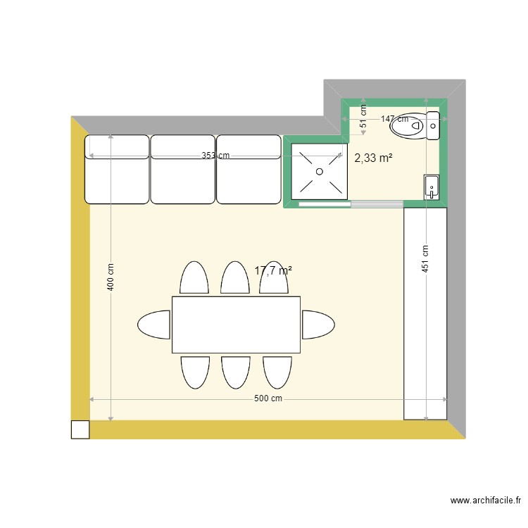 Cuisine été. Plan de 0 pièce et 0 m2