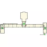 Plan 2&egrave;me &eacute;tage face nord