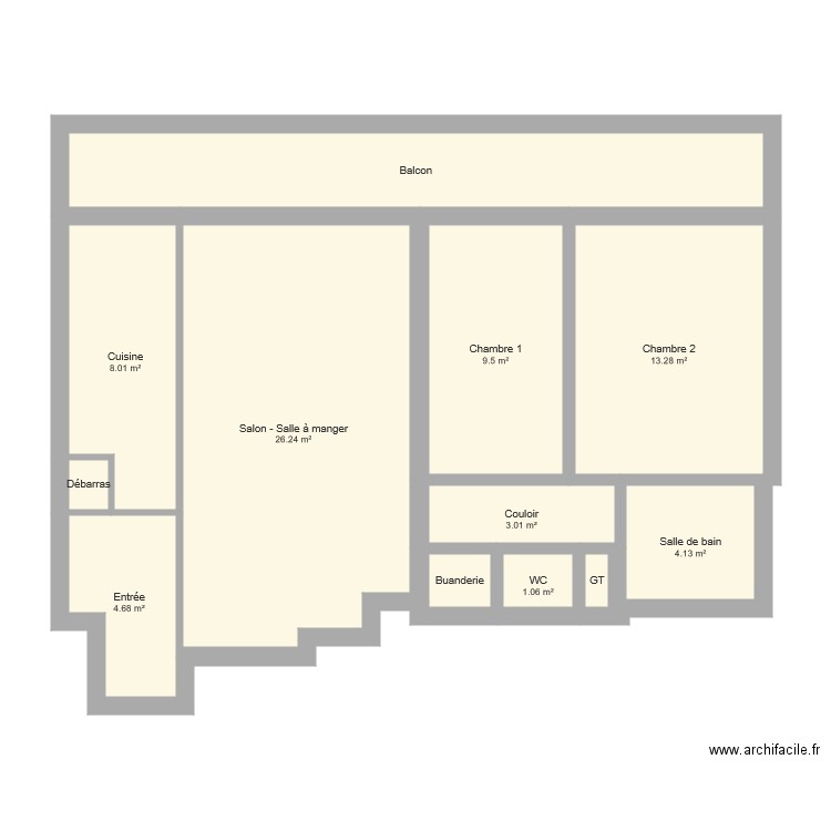 Van kalken. Plan de 0 pièce et 0 m2