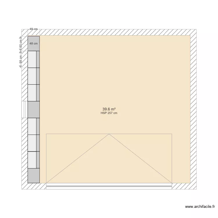Garage Napoli. Plan de 