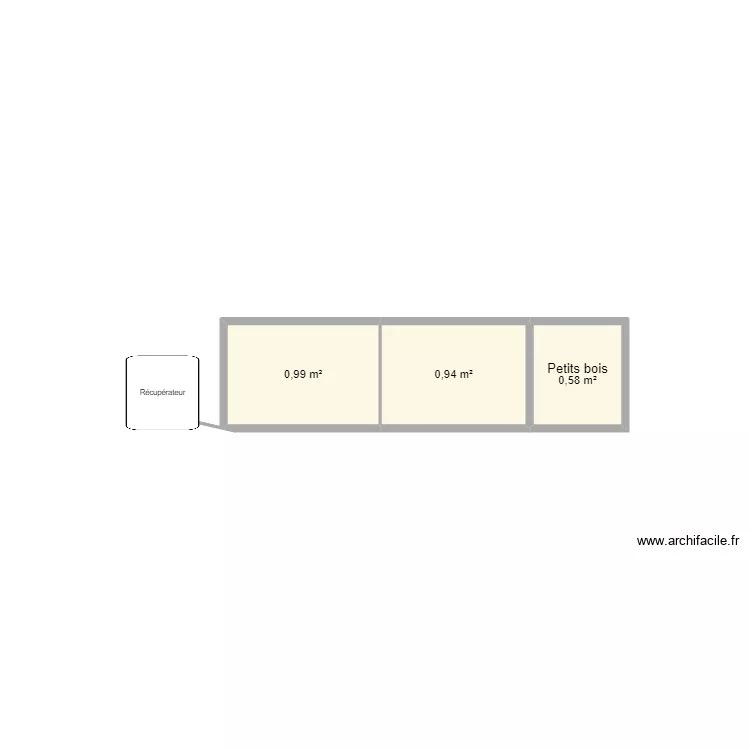 Abris bûches. Plan de Abris bûches. Plan de