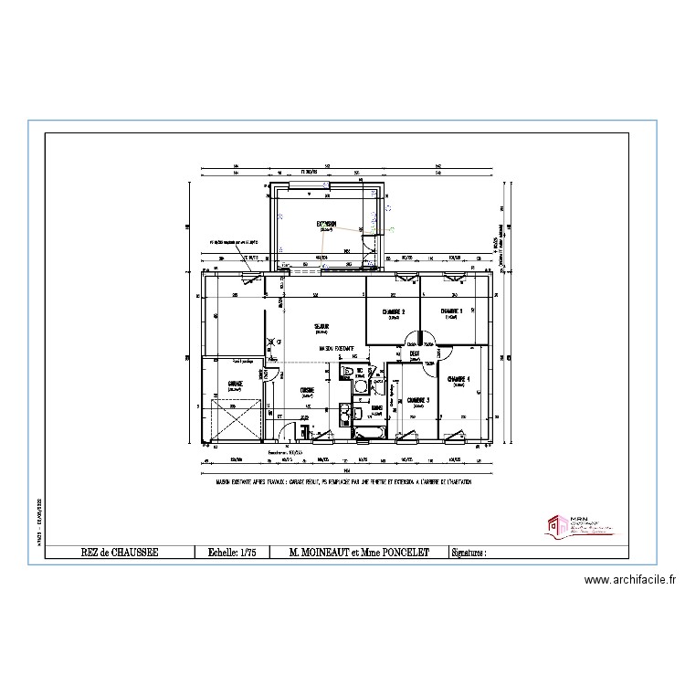 MOINEAUT. Plan de 0 pièce et 0 m2