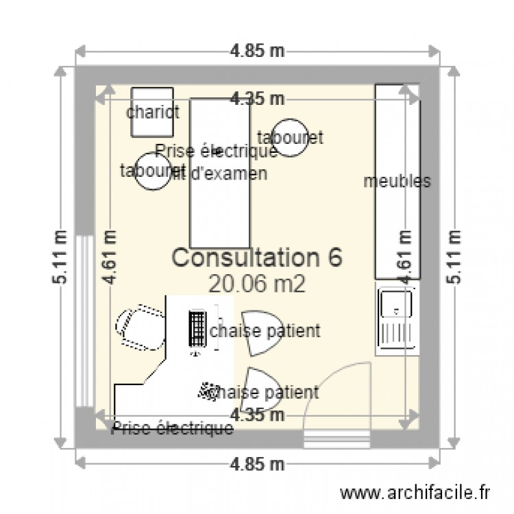 Consultation 6 . Plan de 0 pièce et 0 m2