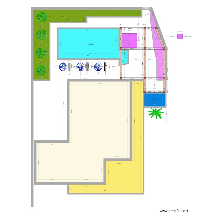 ADELFANG. Plan de 6 pièces et 197 m2