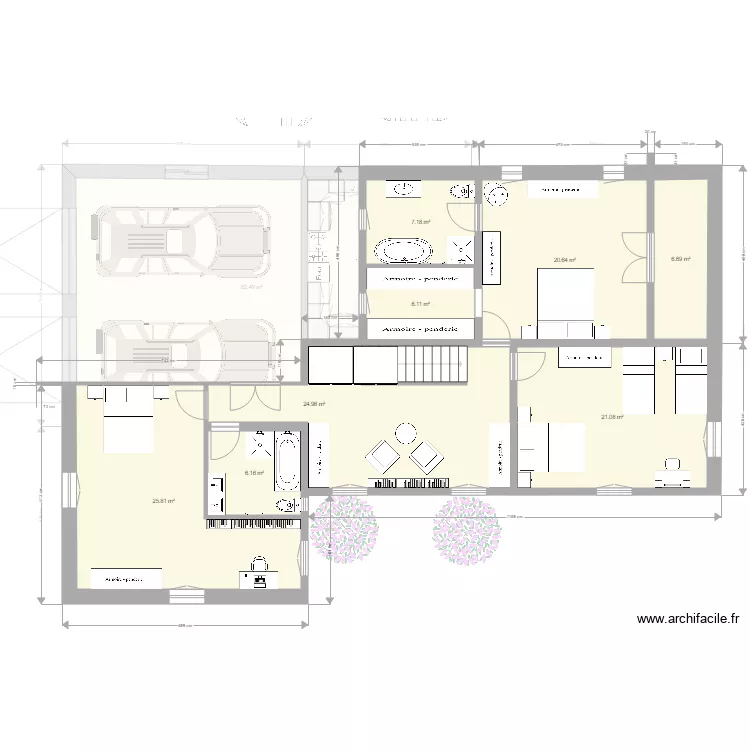 Sta Rosa est ouest. Plan de 