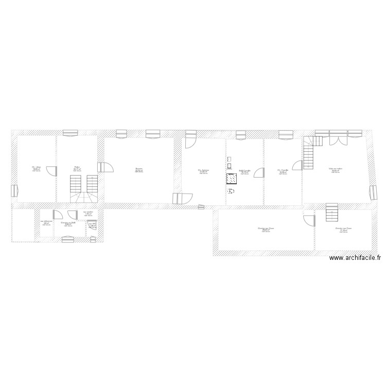 Athée Etage. Plan de 0 pièce et 0 m2