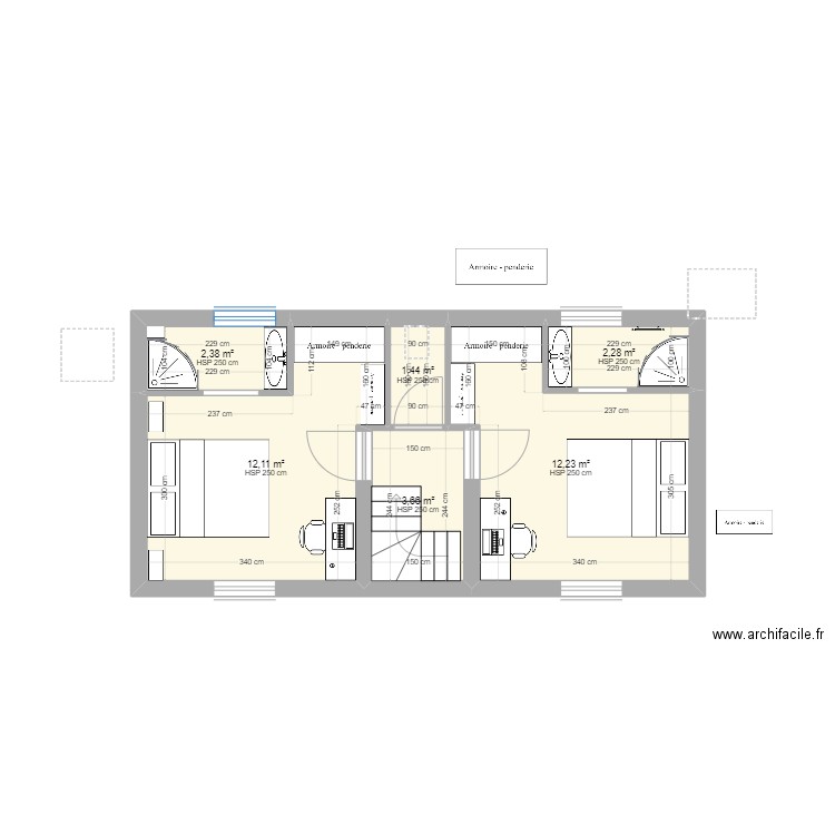 61 cruguel etage *. Plan de 0 pièce et 0 m2