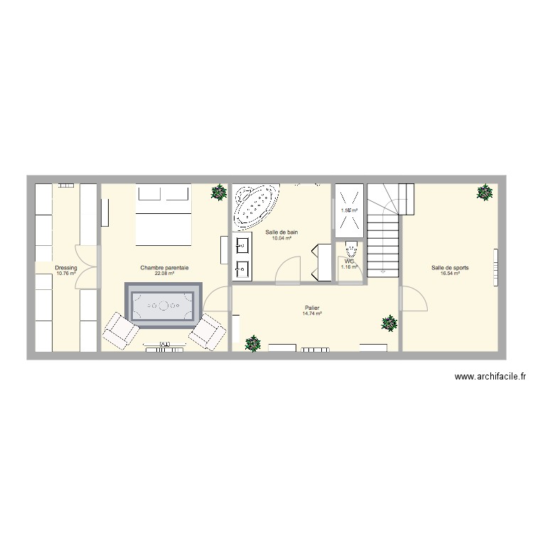 Plan étage 2. Plan de 0 pièce et 0 m2