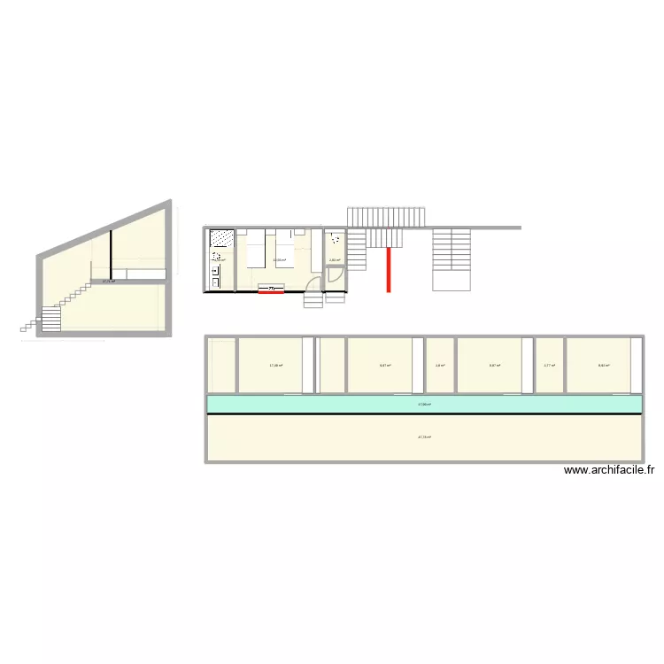 LOFT JOFFRE V2. Plan de 12 pièces et 168 m²