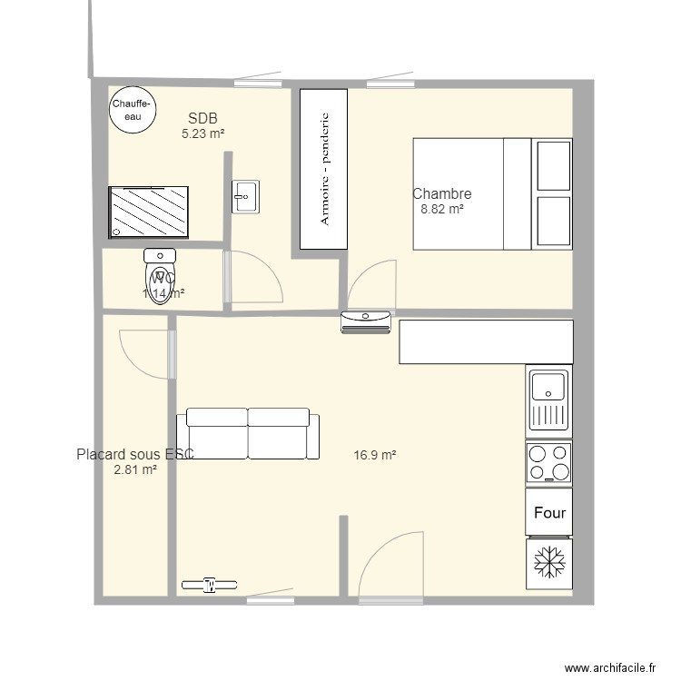 HOME. Plan de 0 pièce et 0 m2