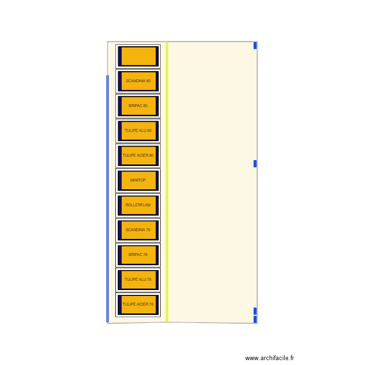 AEB PREZ2. Plan de 2 pièces et 24 m2