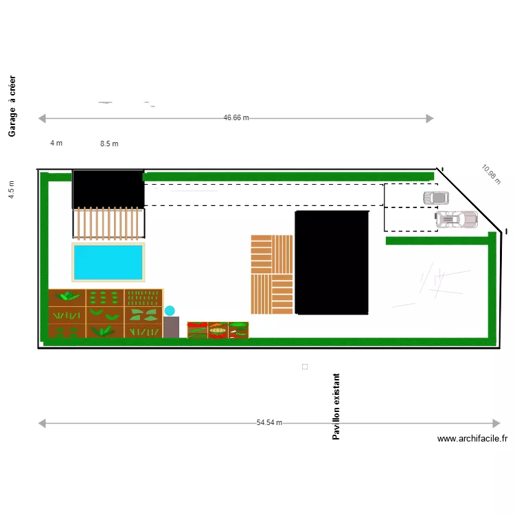 jardin mathieu 2. Plan de 