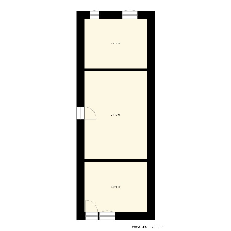 appart 2 projet. Plan de 0 pièce et 0 m2