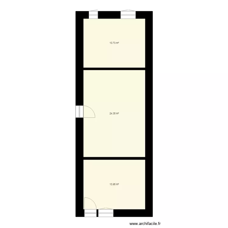 appart 2 projet. Plan de 