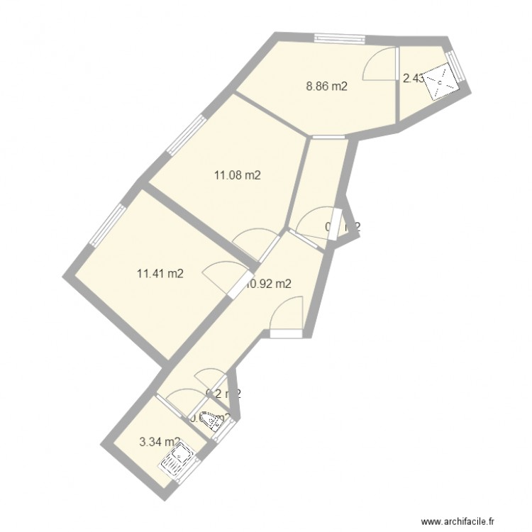 92 av de la république. Plan de 0 pièce et 0 m2