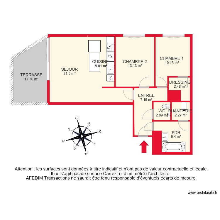 BI 5176. Plan de 0 pièce et 0 m2