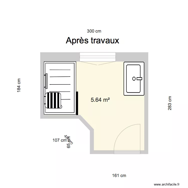 LACHAT. Plan de 