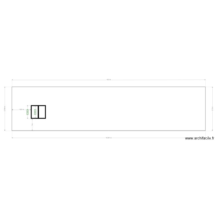 plan de facade avant. Plan de 0 pièce et 0 m2