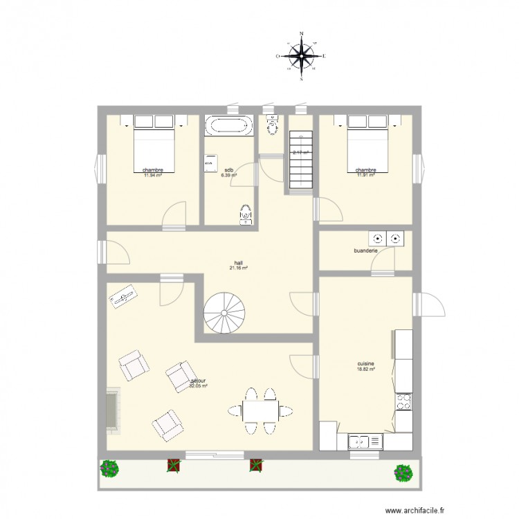 Philippeville. Plan de 0 pièce et 0 m2