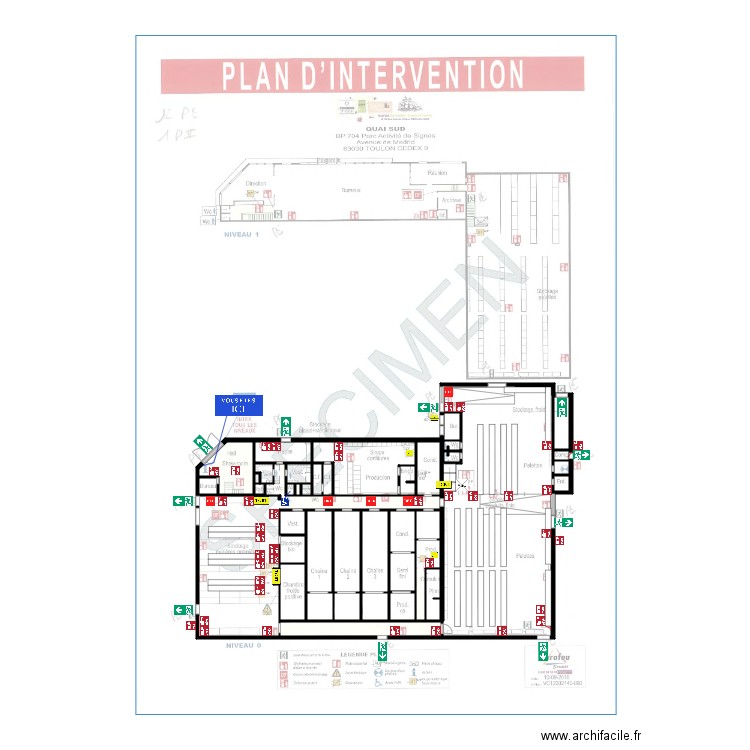 QUAI SUD 3. Plan de 0 pièce et 0 m2