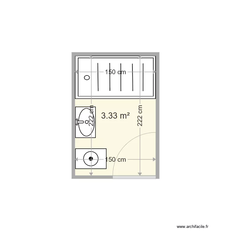 COQUERELLE LILLIANE . Plan de 