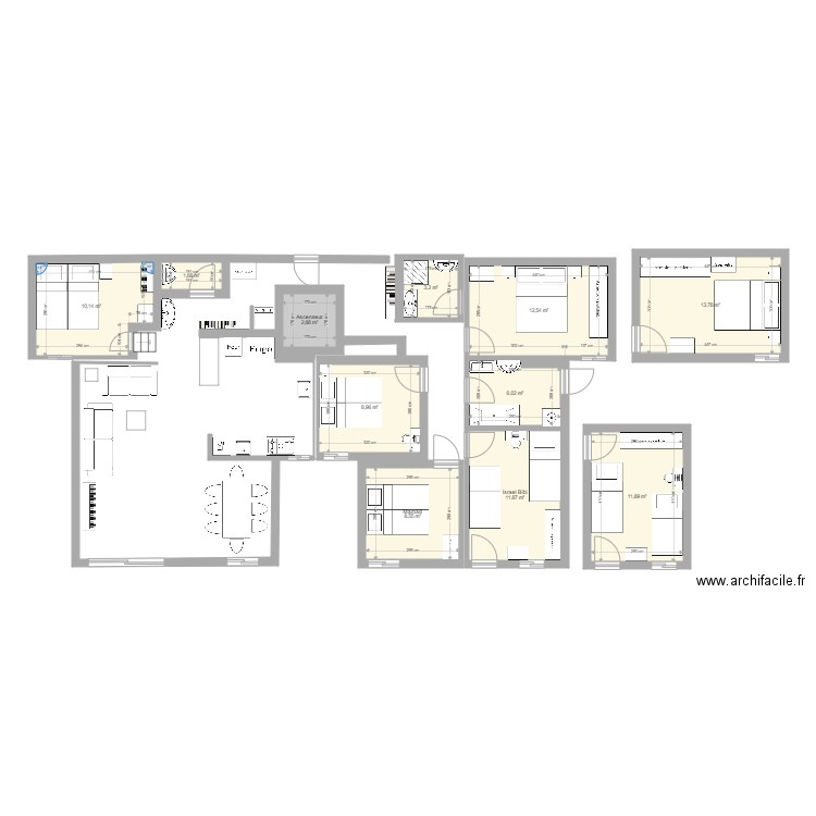 Falk 11. Plan de 0 pièce et 0 m2