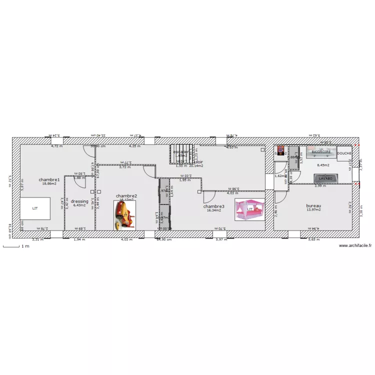 1ER ETAGE. Plan de 