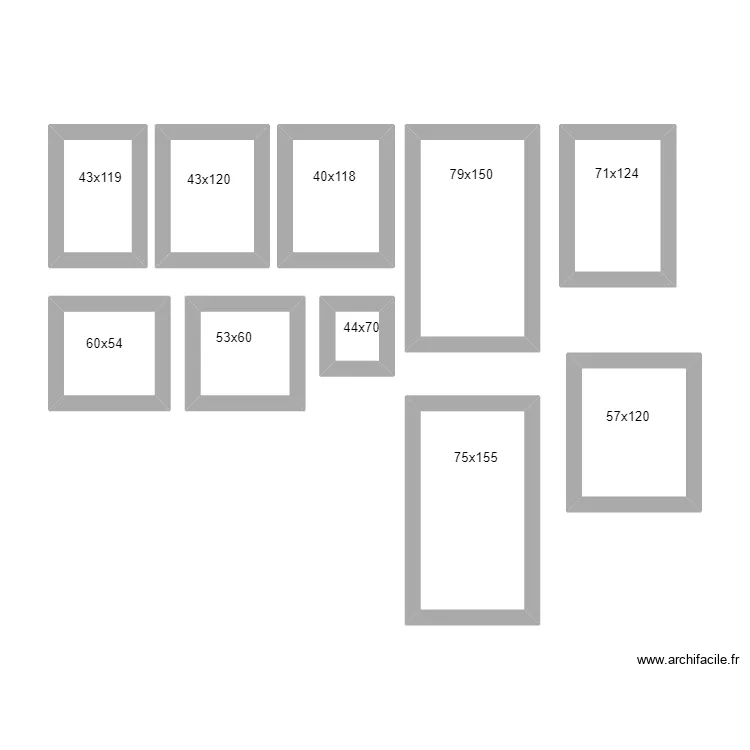 COTES SURVITRAGE FENETRES. Plan de 