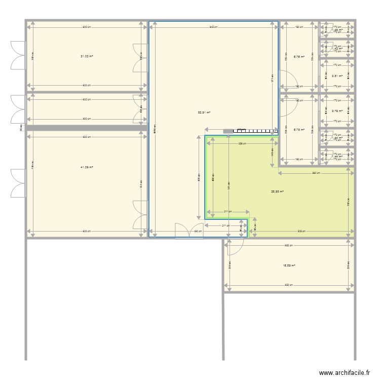 Projet visio V3. Plan de 0 pièce et 0 m2