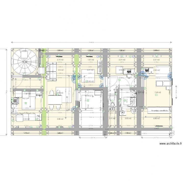 APT6. Plan de 0 pièce et 0 m2