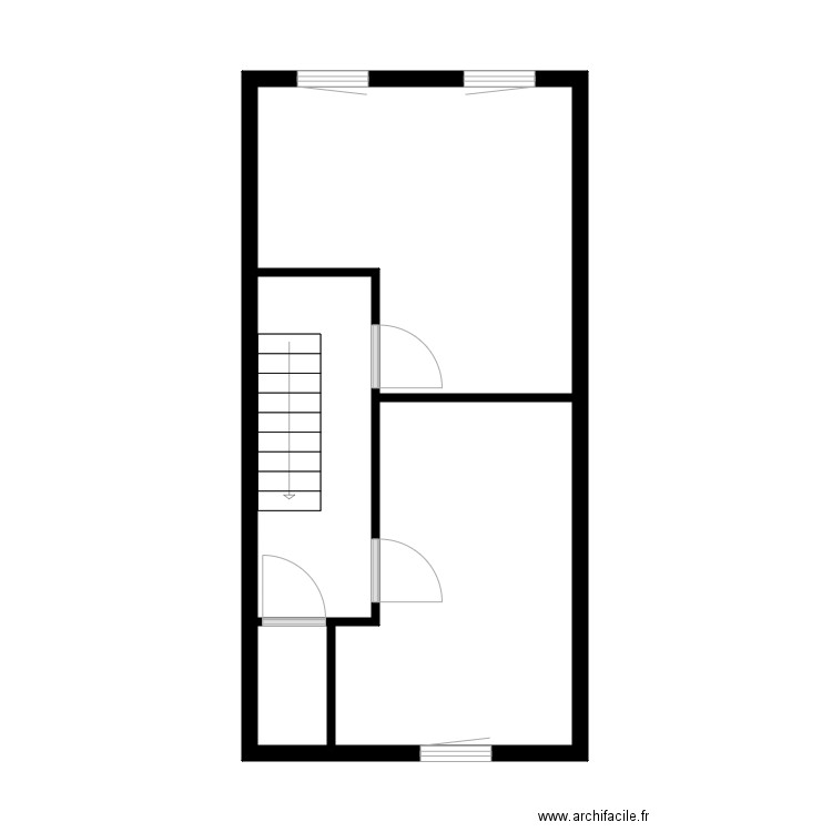 BARENTIN. Plan de 4 pièces et 32 m2