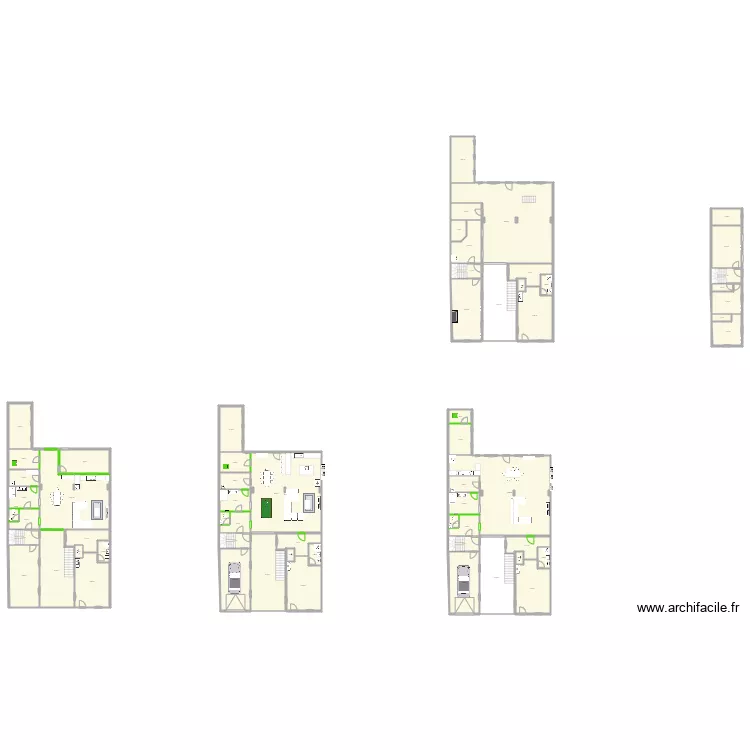 RAVILLON Epernay. Plan de 