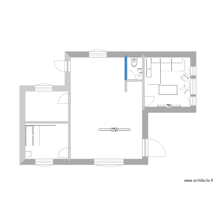 maison. Plan de 0 pièce et 0 m2