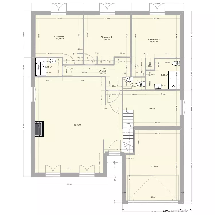 Rez-de-chauss&eacute;e 2b. Plan de 