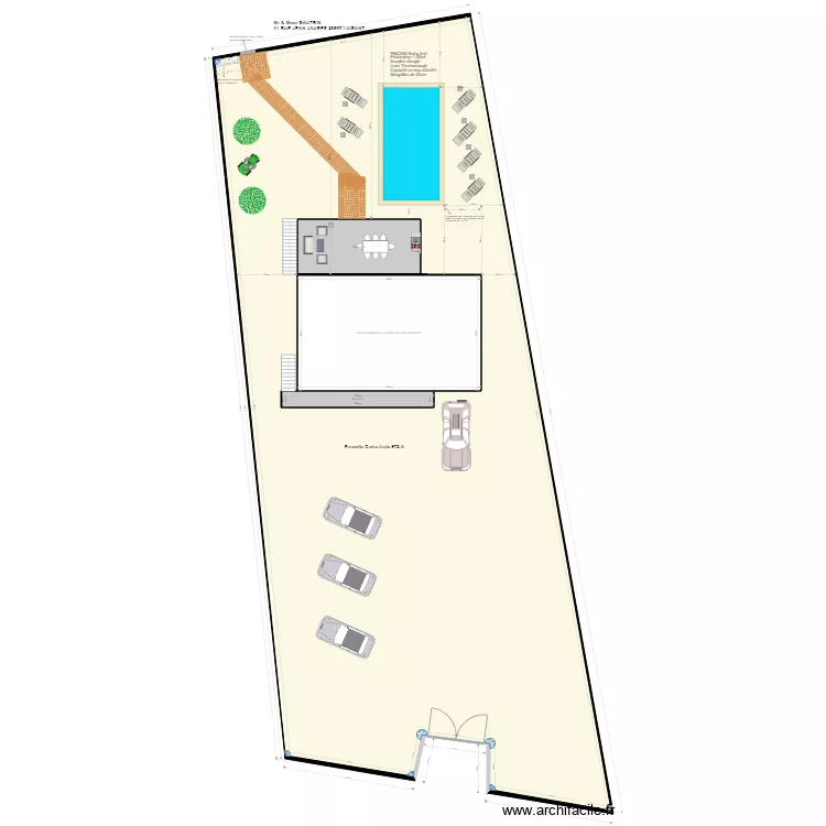 MAISON THIERRY FABIENNE PLAN N 10. Plan de MAISON THIERRY FABIENNE PLAN N 10. Plan de