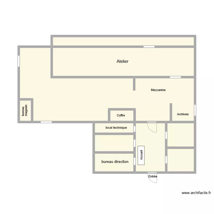 DELTAZUR VITROLLES. Plan de 