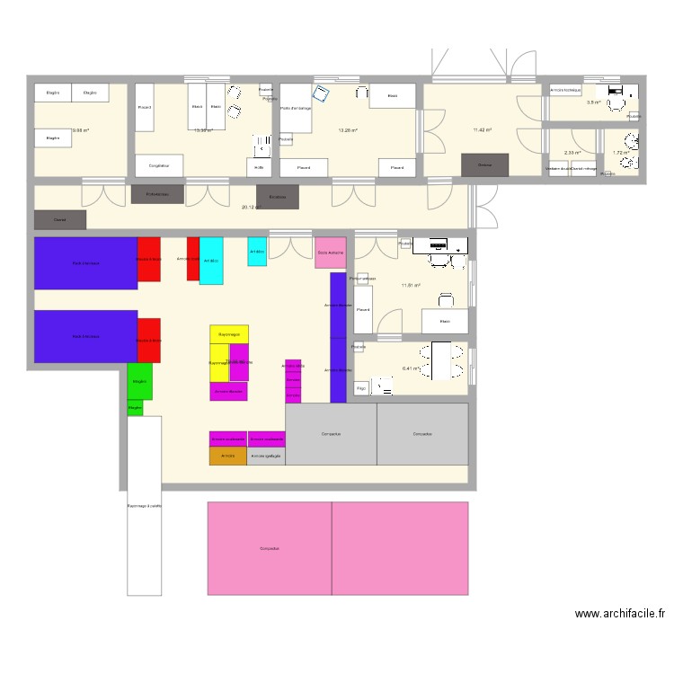 Réserve. Plan de 0 pièce et 0 m2