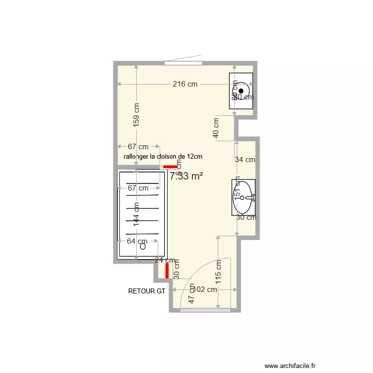 LECARPENTIER ETIENNETTE . Plan de 