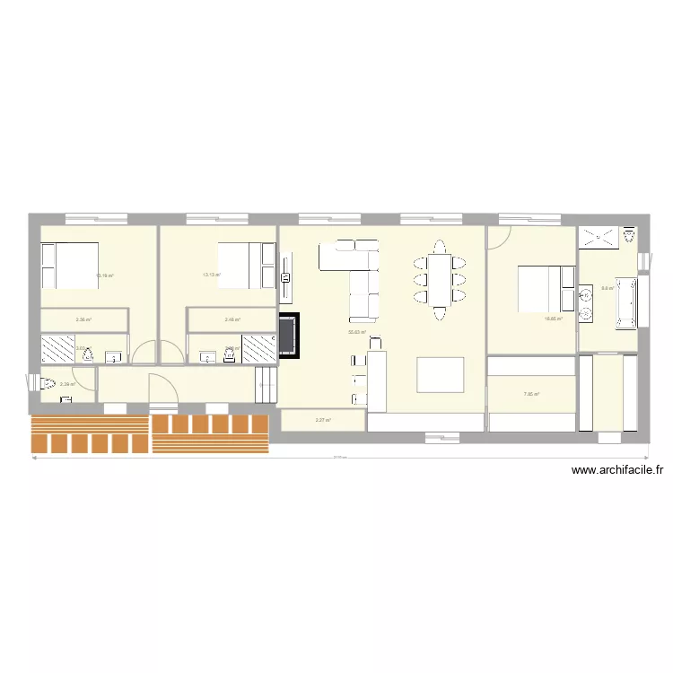 Plan mi niveau 2. Plan de Plan mi niveau 2. Plan de