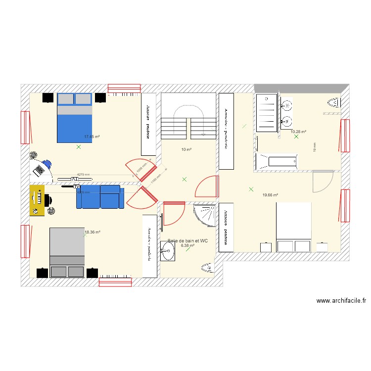 Essai cuisine 4. Plan de 0 pièce et 0 m2