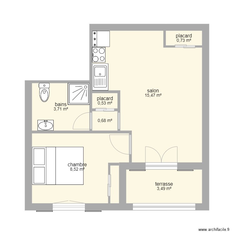 Bajone E2. Plan de 0 pièce et 0 m2