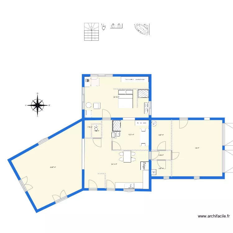 agrandissement. Plan de agrandissement. Plan de