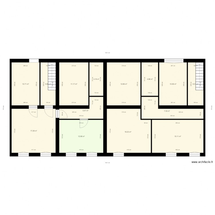 victoire Etage. Plan de 0 pièce et 0 m2