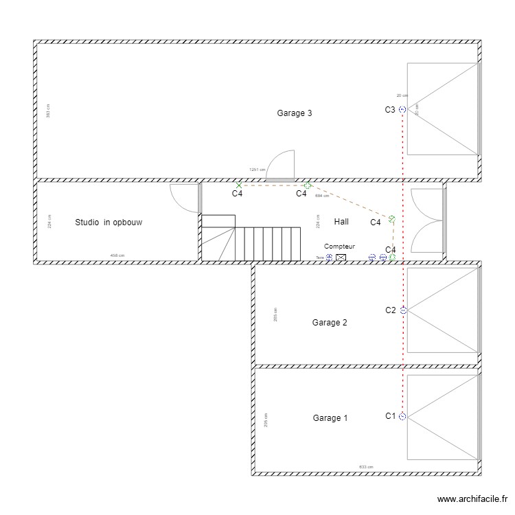 rez Fonson 10.garage isolation. Plan de 0 pièce et 0 m2