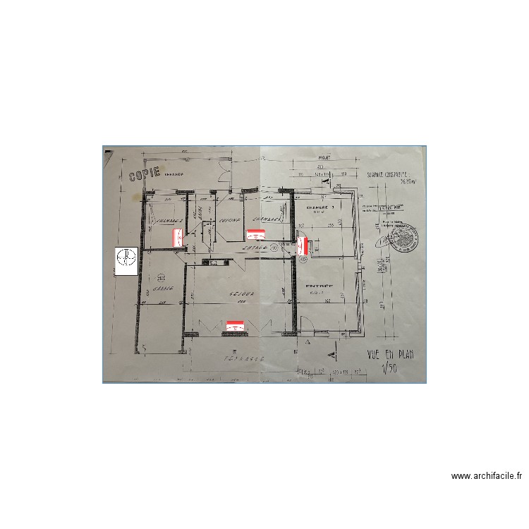 ardoise. Plan de 0 pièce et 0 m2