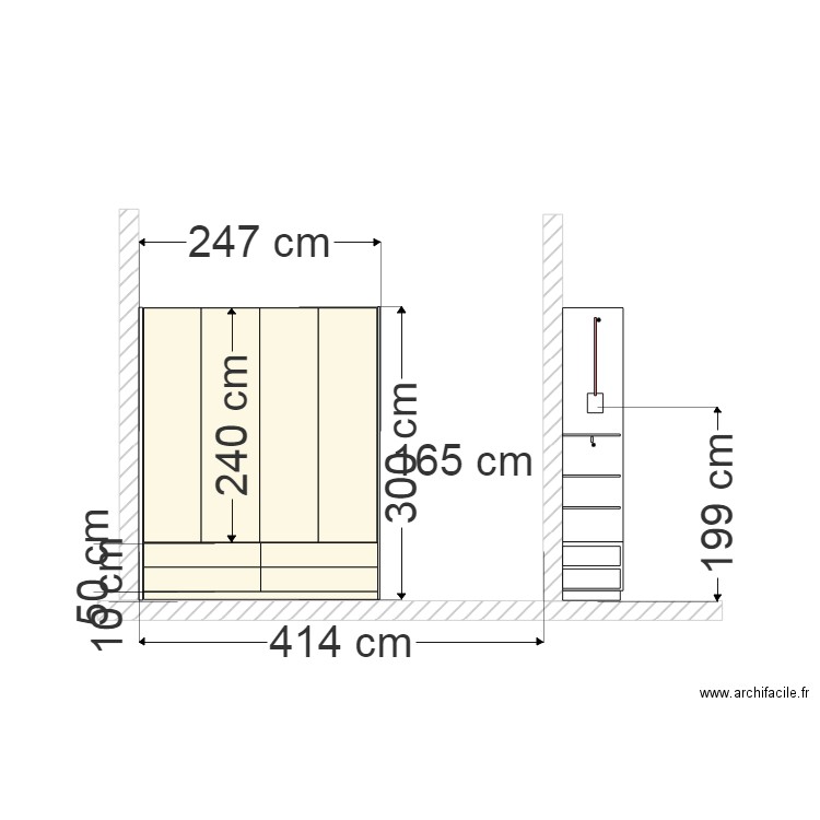 dressing pérégo bela vista . Plan de 0 pièce et 0 m2