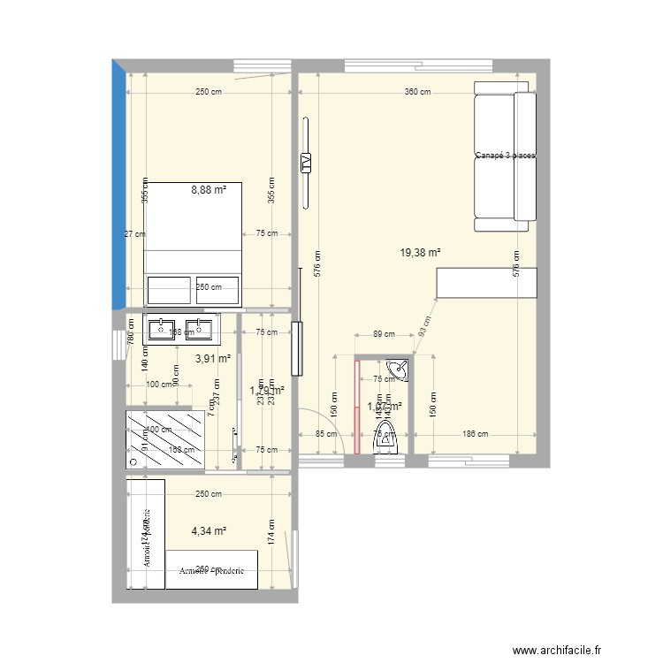 ALEXIS NOUVEAU PLAN sabine. Plan de 0 pièce et 0 m2